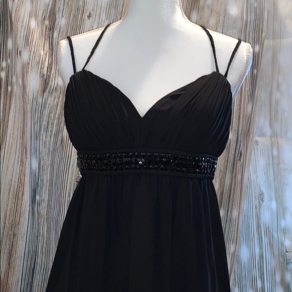 OC BY OC Black Spaghetti Strap Cocktail Dress - Picture 2 of 9
